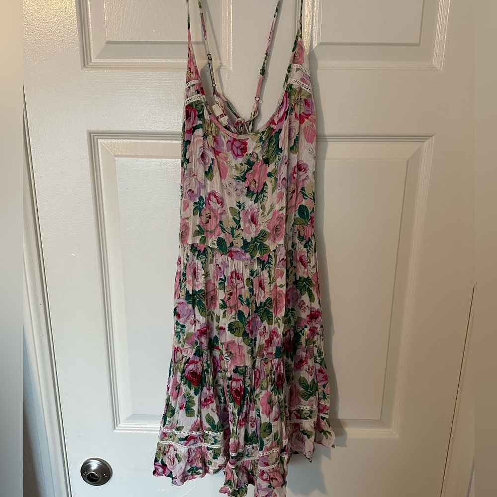 Anthropologie Floral Slip